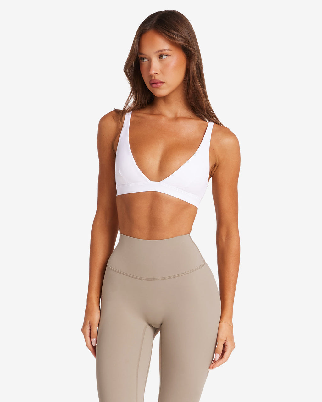 SHOPIA / FREEDOM  CONTOUR CROP | WHITE