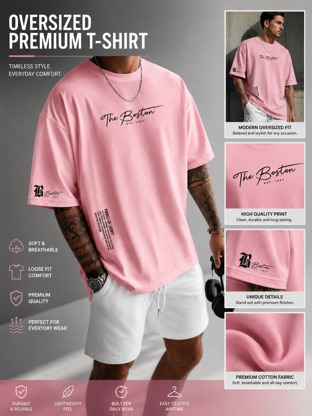 LOGAN /MEN'S URBAN STYLE T-SHIRT