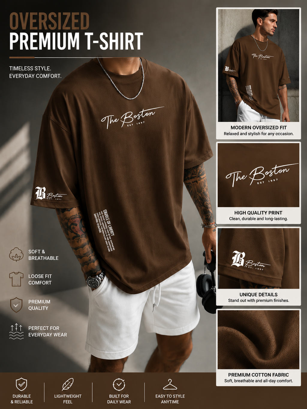 LOGAN /MEN'S URBAN STYLE T-SHIRT