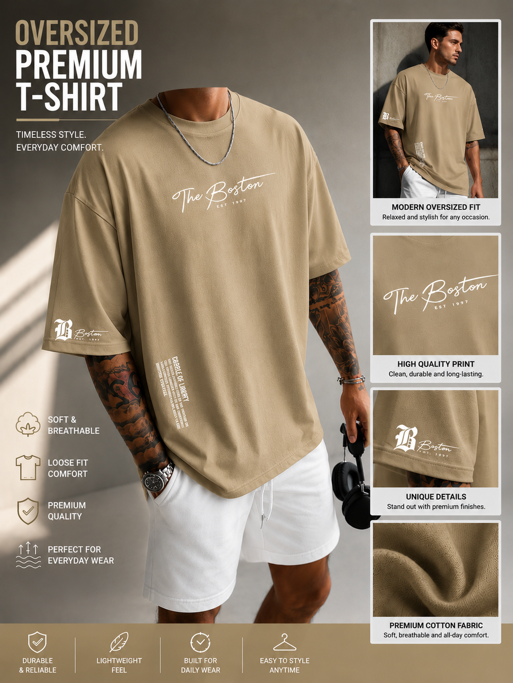 LOGAN /MEN'S URBAN STYLE T-SHIRT