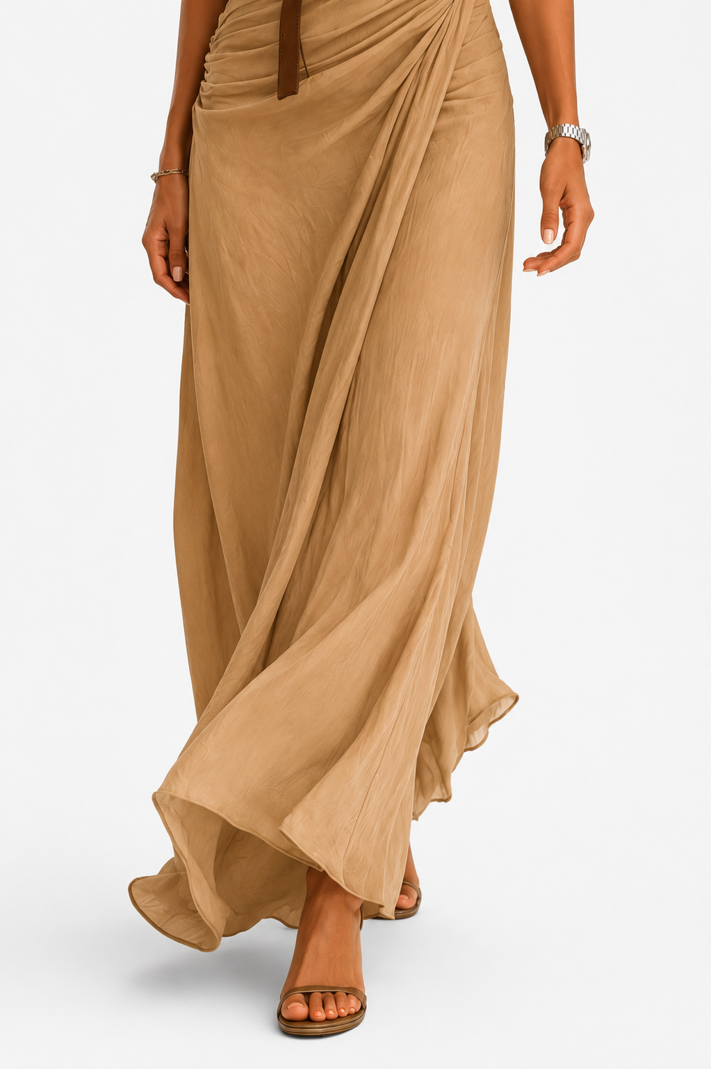 SCARLETT / MONACO BELTED MAXI DRESS