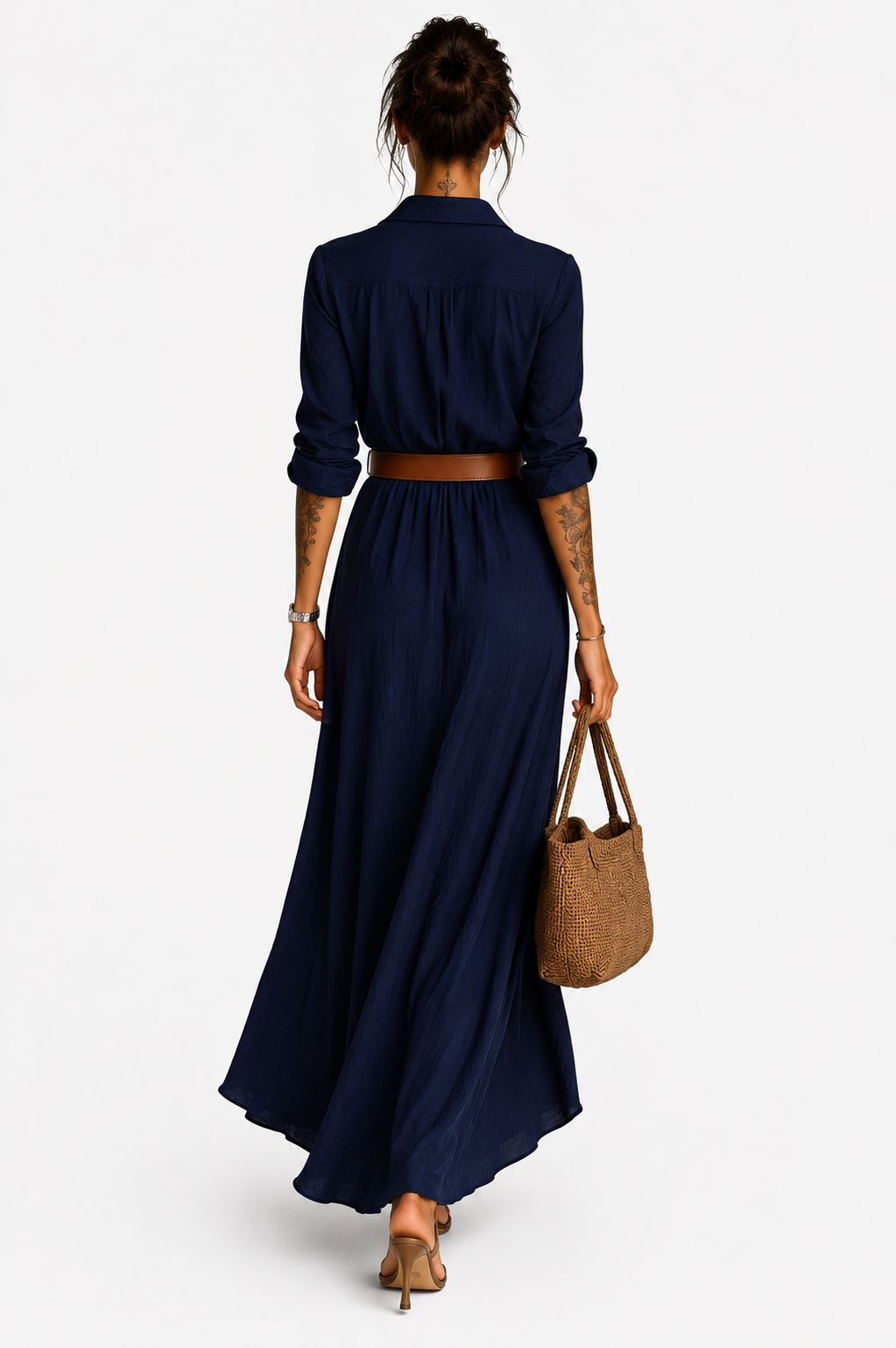SCARLETT / MONACO BELTED MAXI DRESS