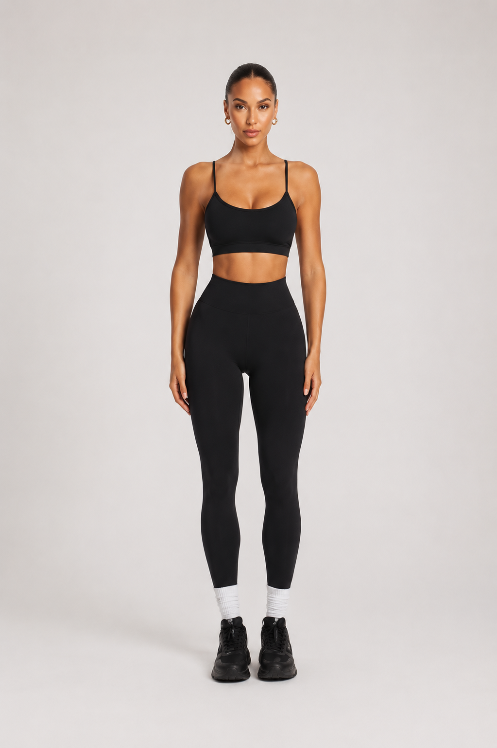 LUNA / INVISIBLE SET LEGGINGS | BLACK