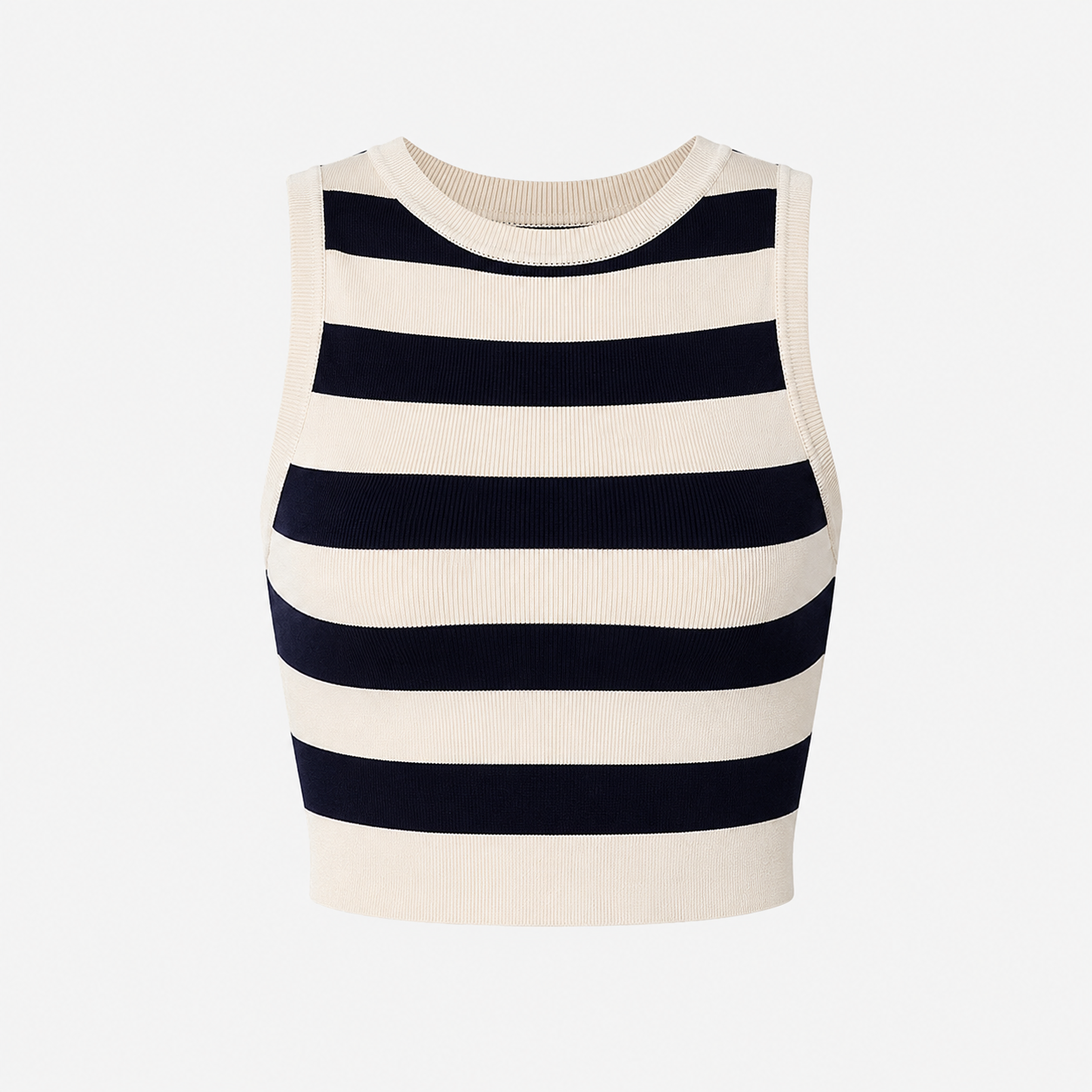 ARIA / BASIC STRIPE CROP TANK TOP