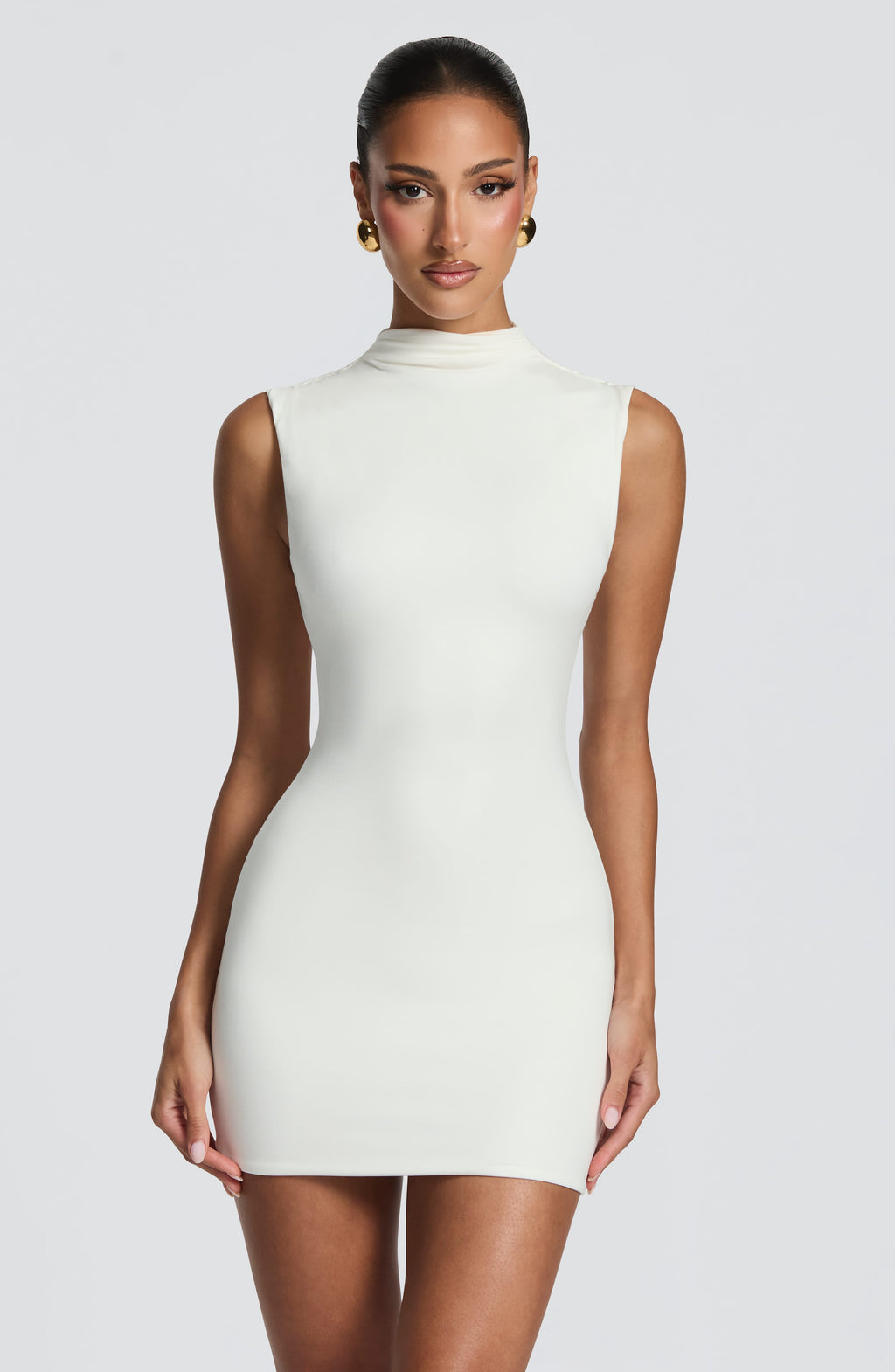 CHLOE / SHORT DRESS - IVORY